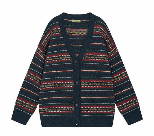 Maillard Retro Jacquard Fair Isle Cardigan