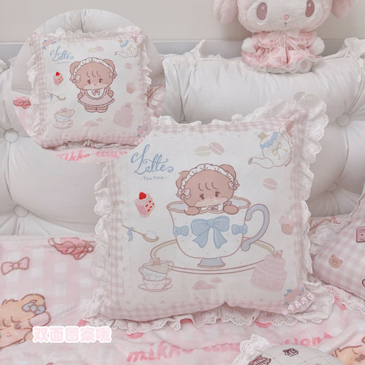 kawaii pink pillow