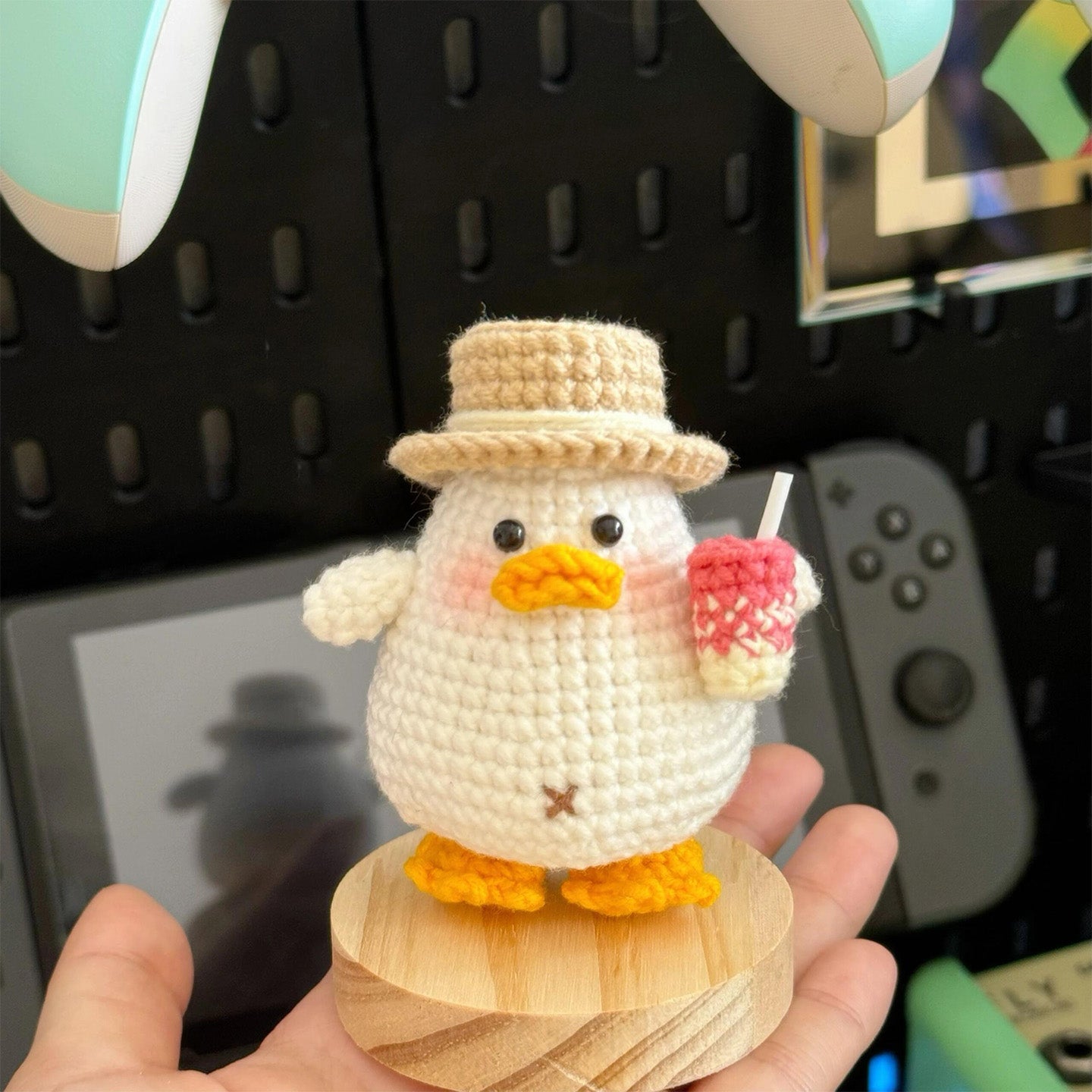 DIY wool fat duck doll