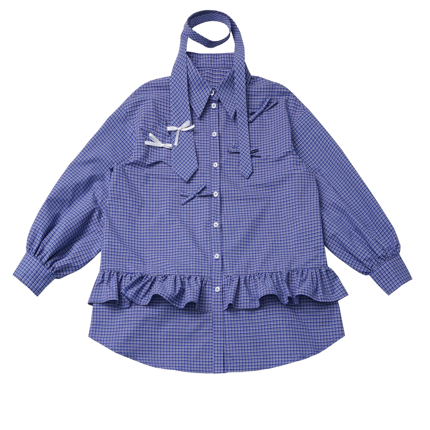 acubi blue plaid coord