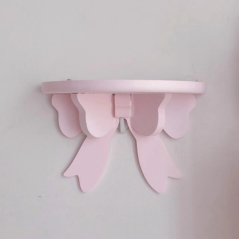 bow shape wall decoration shelves