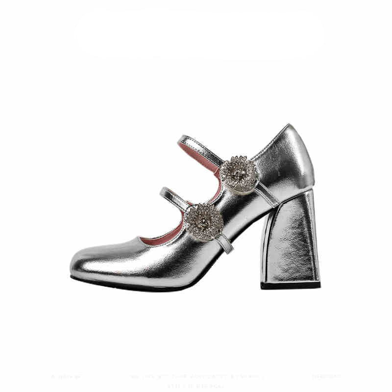 Coquette High-heeled Mary Jane Shoes