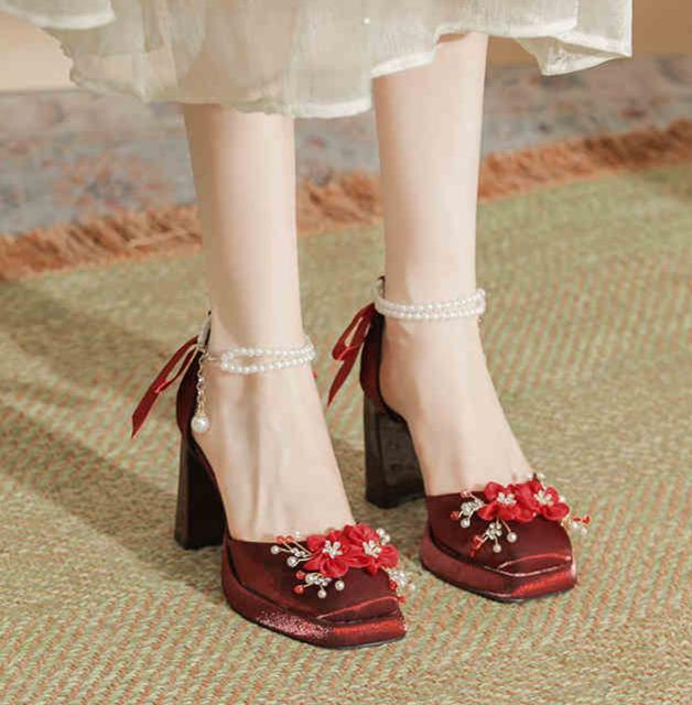 Satin Fairy Coquette Shoes