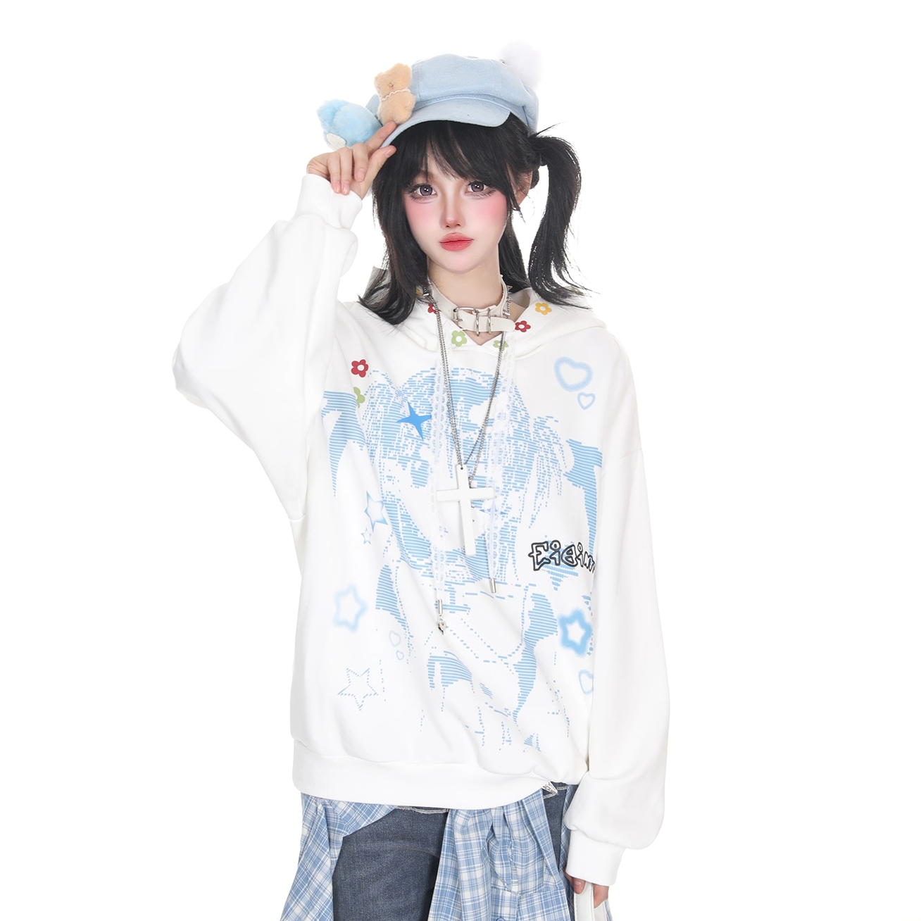 kawaii girl hoodie