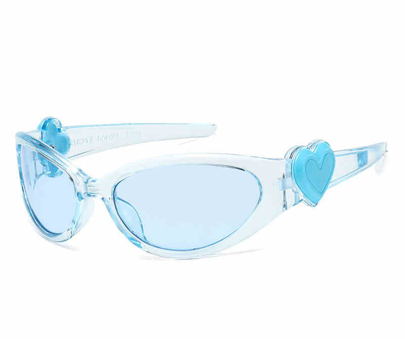 Y2K Jelly Candy Cycling Mirror Sunglasses