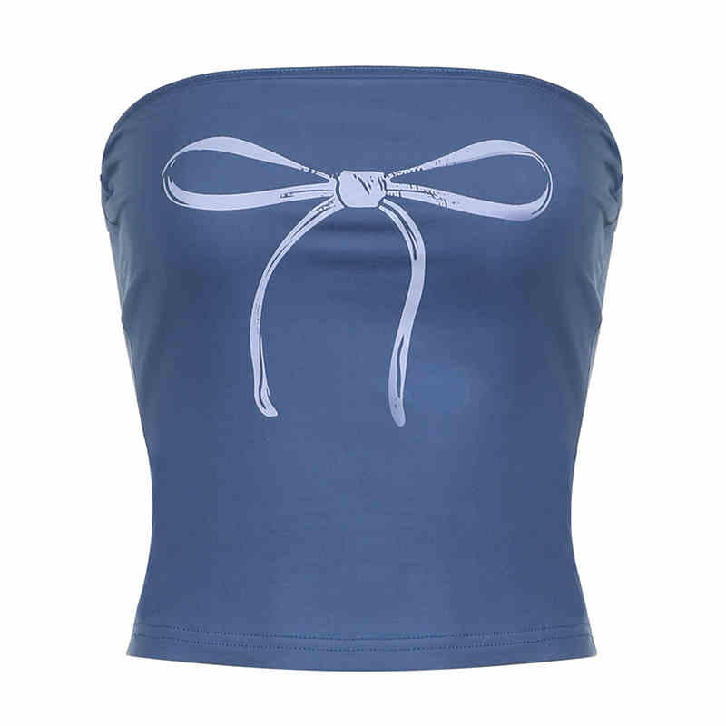 Coquette Basic Bow Tube Top