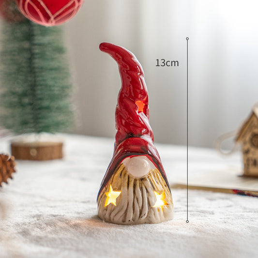 Christmas elk stars light pendant