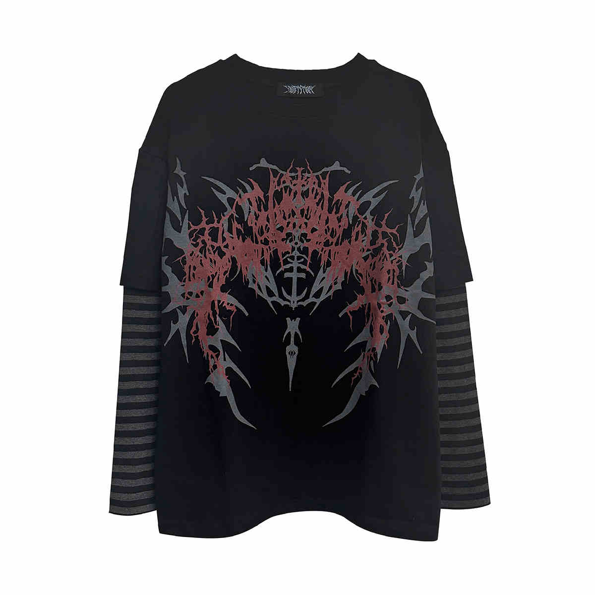 Grunge Rock Long-sleeved Tee