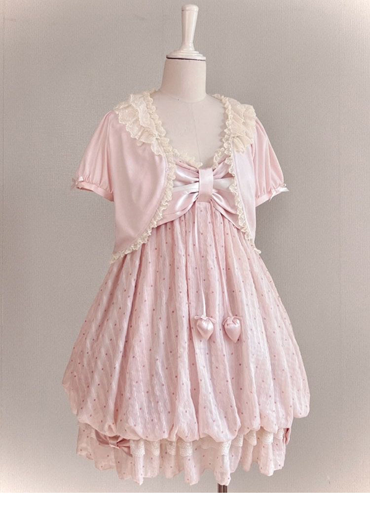 sakura pink coquette dress