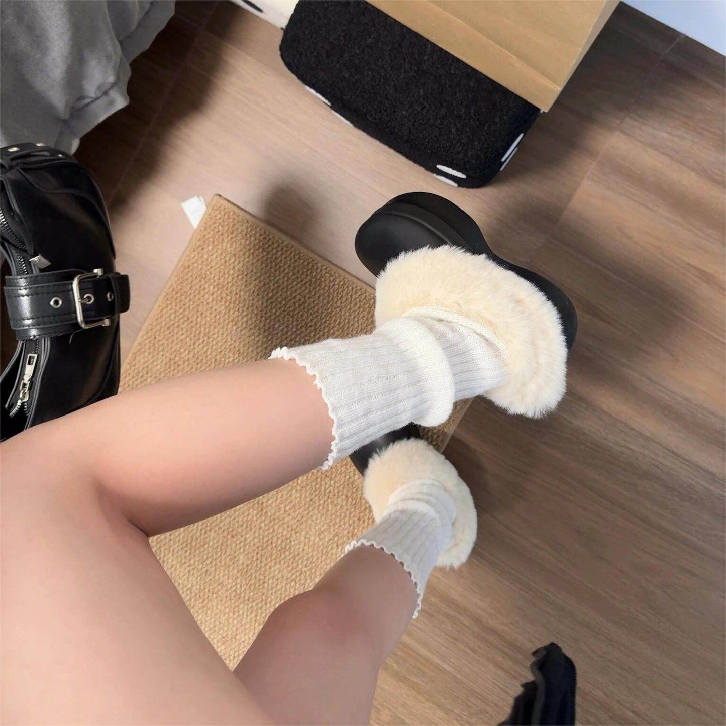 kawaii winter slippers