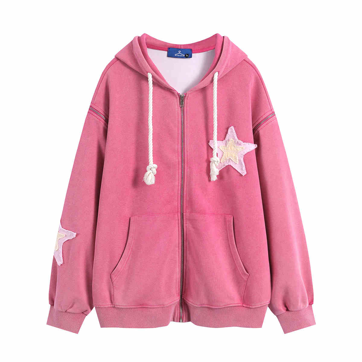 Y2K Star Zip-up Sweatshirt