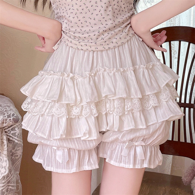 ruffled kawaii shorts
