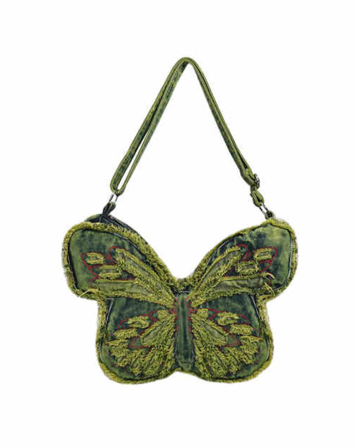 Fairy Grunge Butterfly Embroidery Backpack