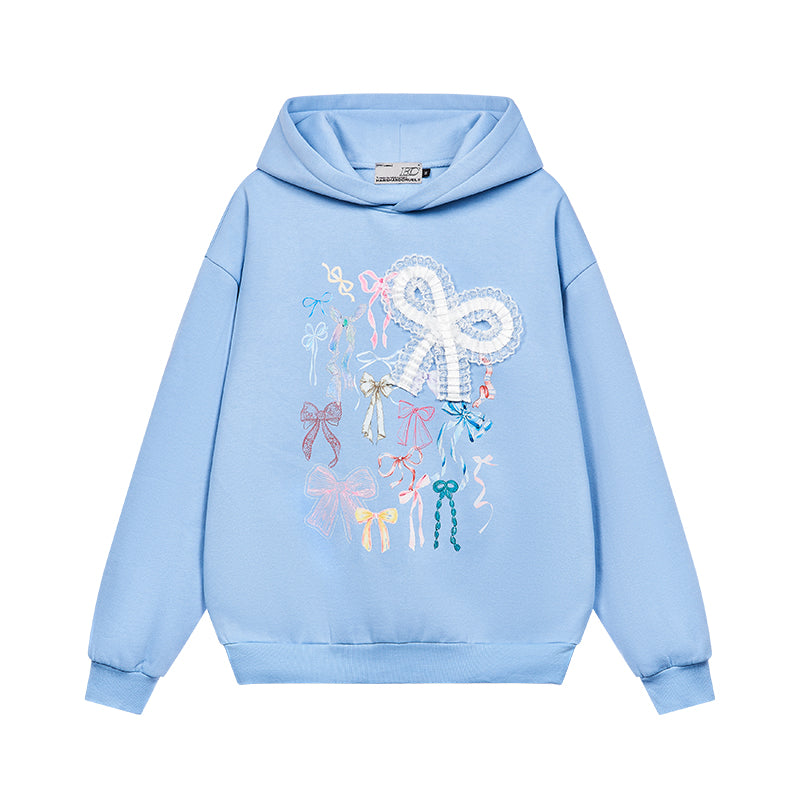 coquette bow hoodie