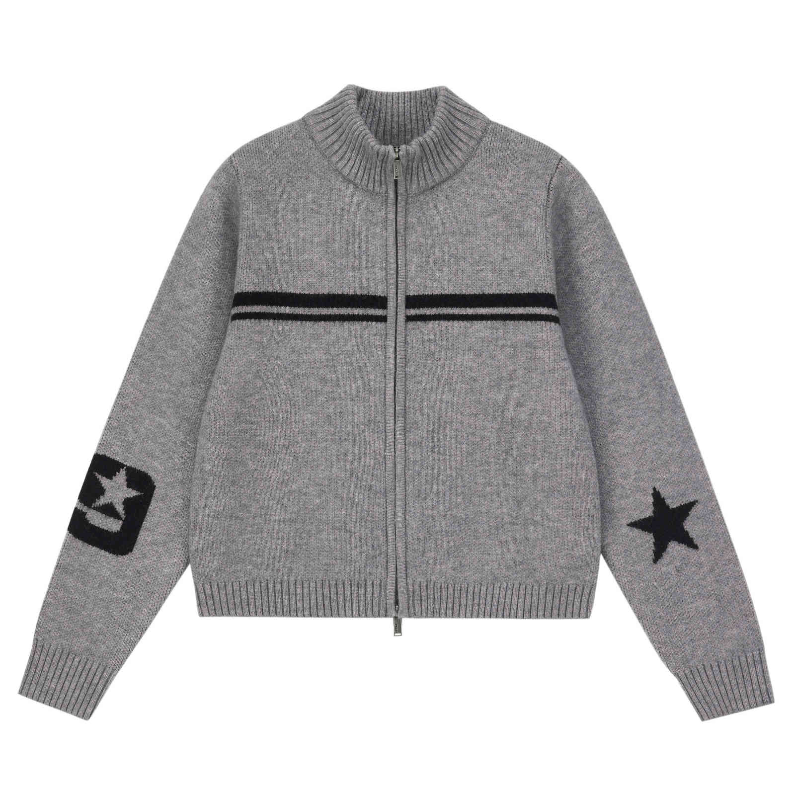 Y2K Star Knit Acubi Cardigan