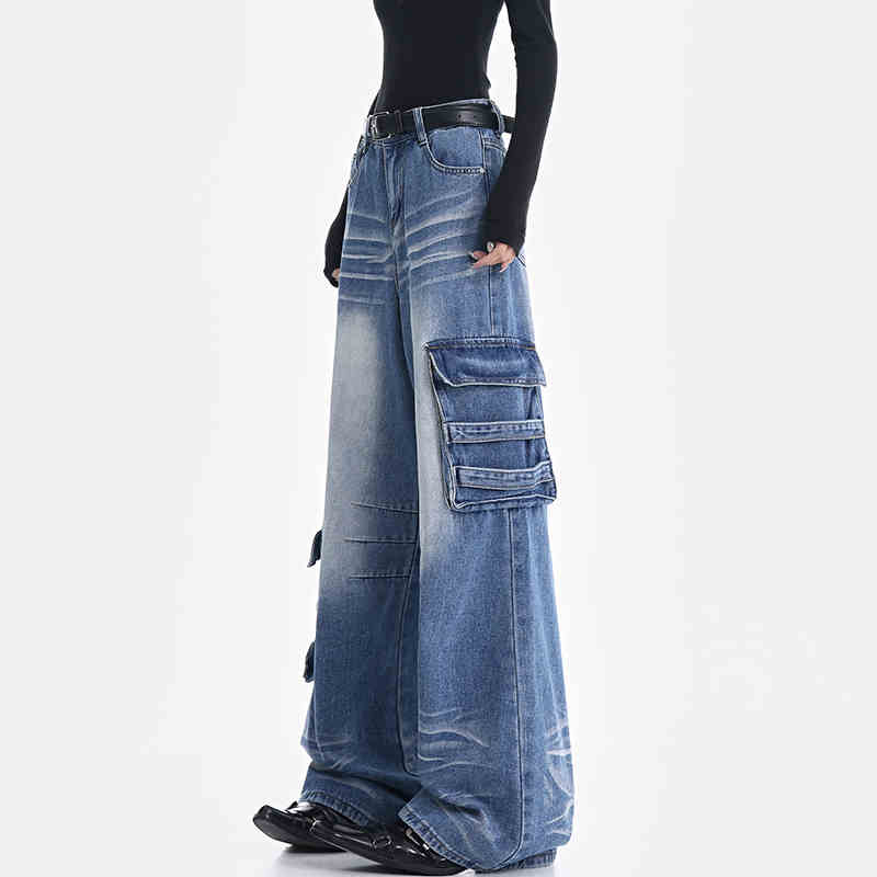 Grunge Classic Distressed Baggy Jeans