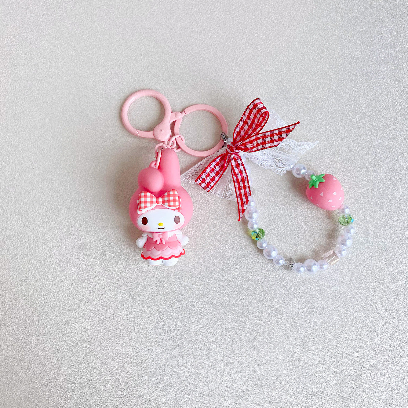 Sanrio plaid strawberry series bracelet buckle