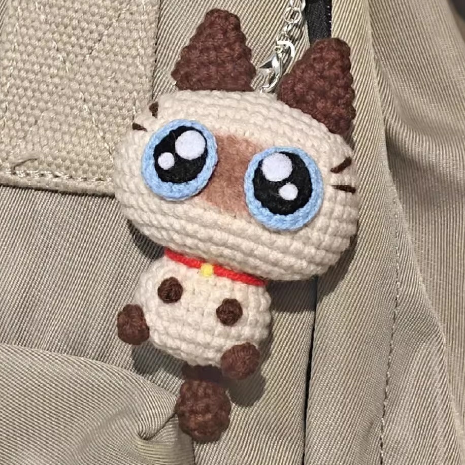 diy wool cute little panda doll