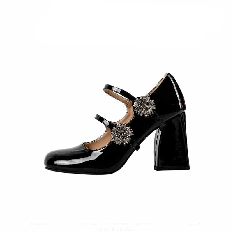 Coquette High-heeled Mary Jane Shoes