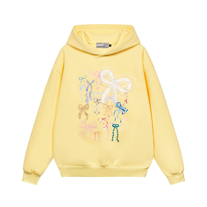 coquette bow hoodie
