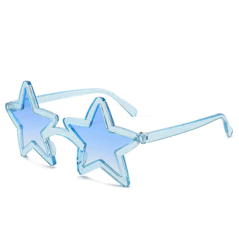 Y2K Star Shape Colorful Sunglasses