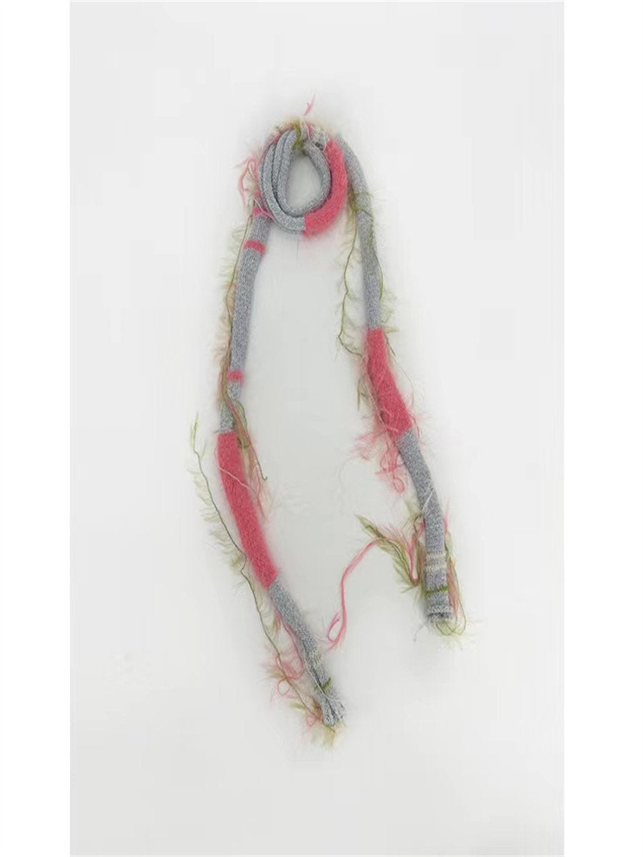 y2k vintage slim scarf