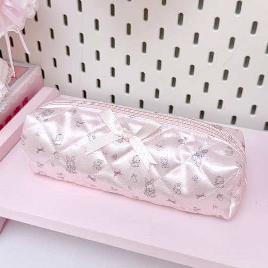 girly cute pink storage cosmetic bag