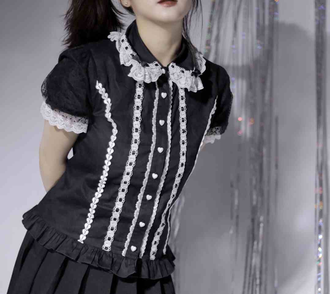Lolita Inner Cotton Bow Shirt