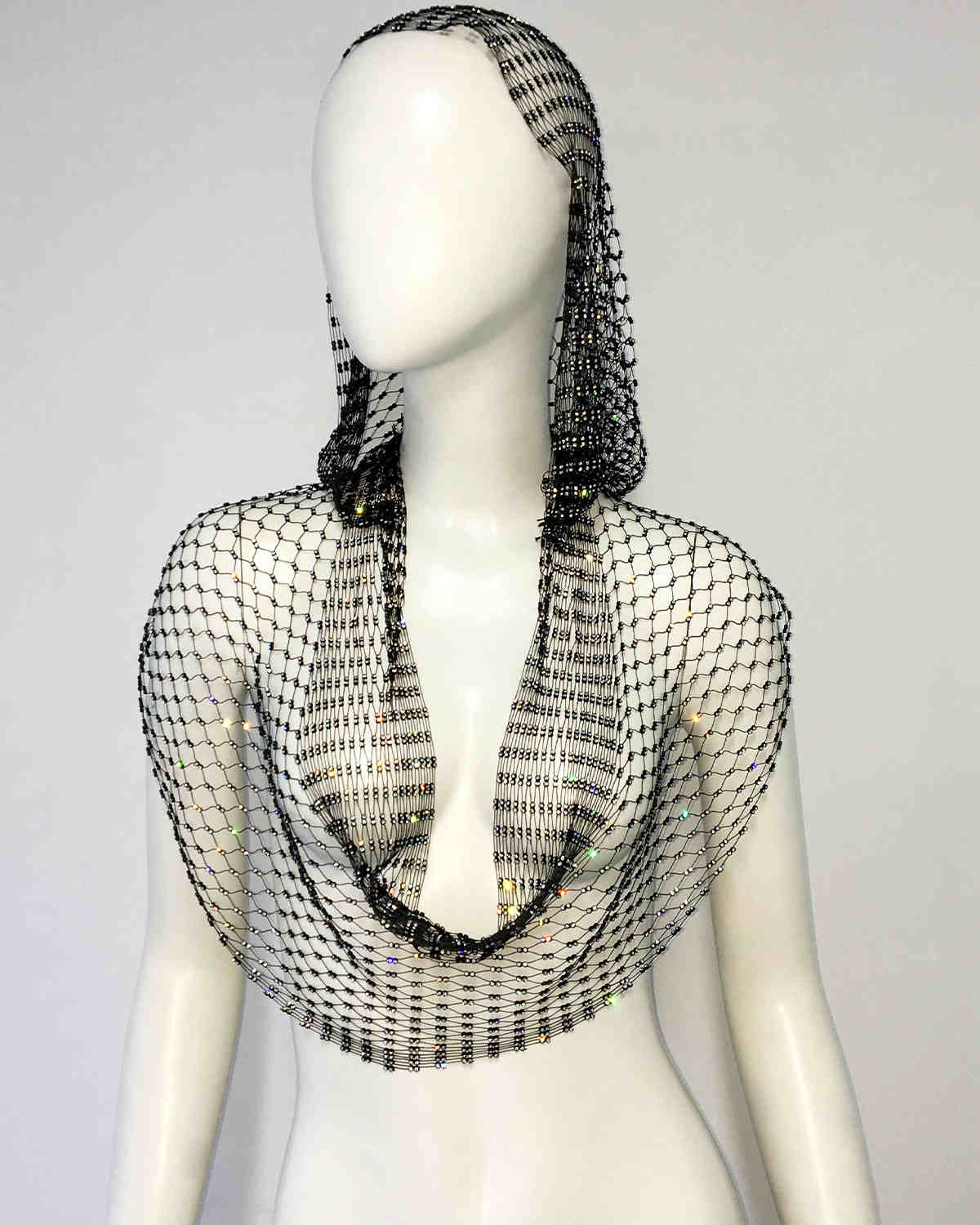 Baddie Fishnet Sparkling Diamond Camisole