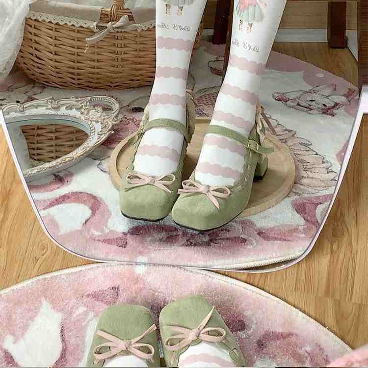 Rococo Square Toe Lolita Shoes