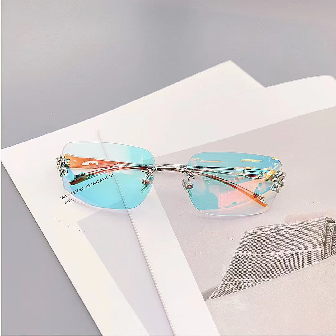 Star Rhinestone Y2K Hot Girl Sunglasses