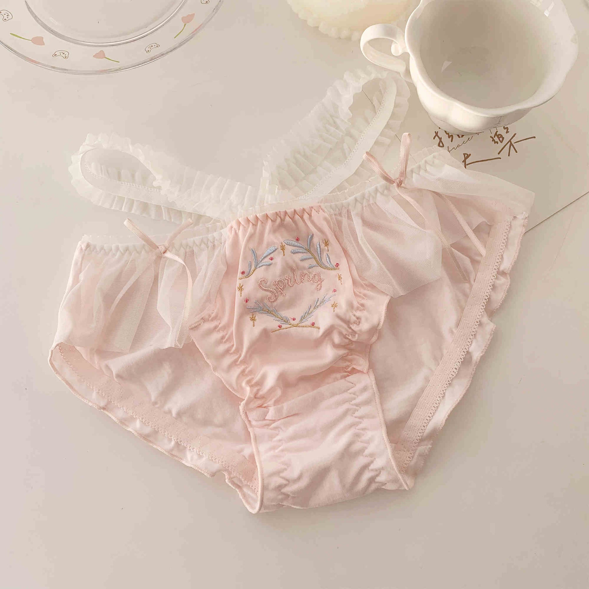 Morihi Kazuye Lace Bow Panties TP6