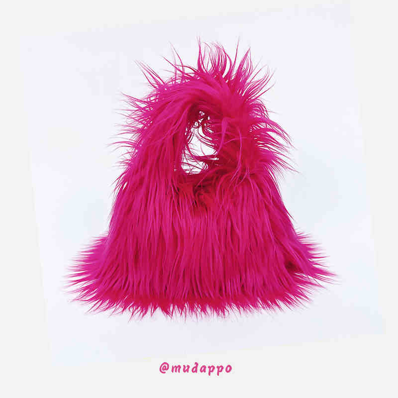 Y2K Harajuku Fuzzy Bag