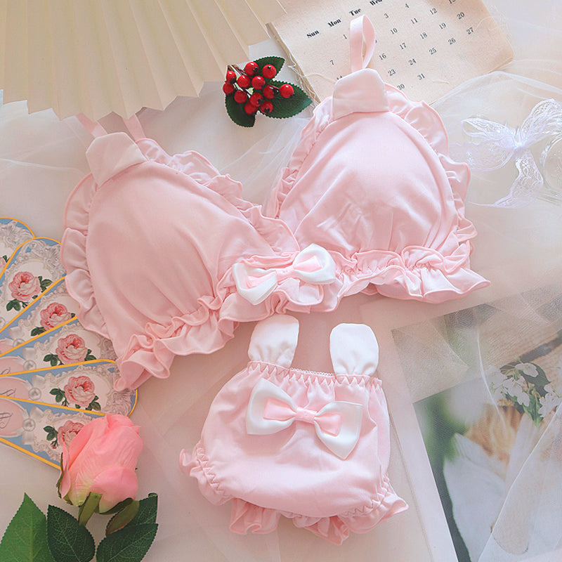 girly pink kawaii lingerie