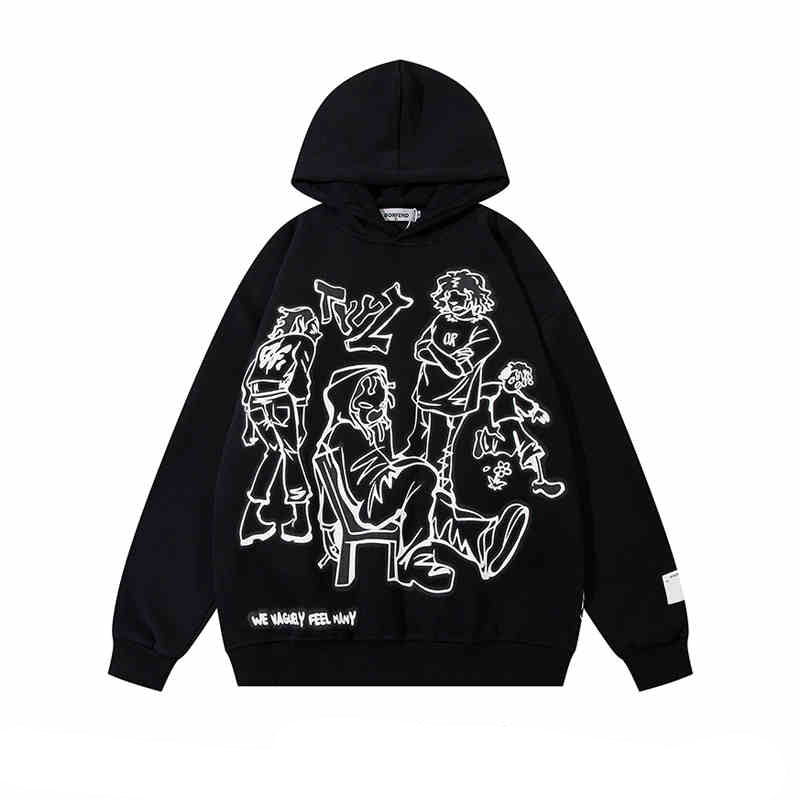 Y2K Street Hooded Sweatshirt