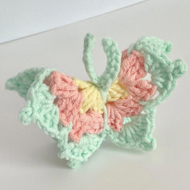 diy wool material bag cute butterfly