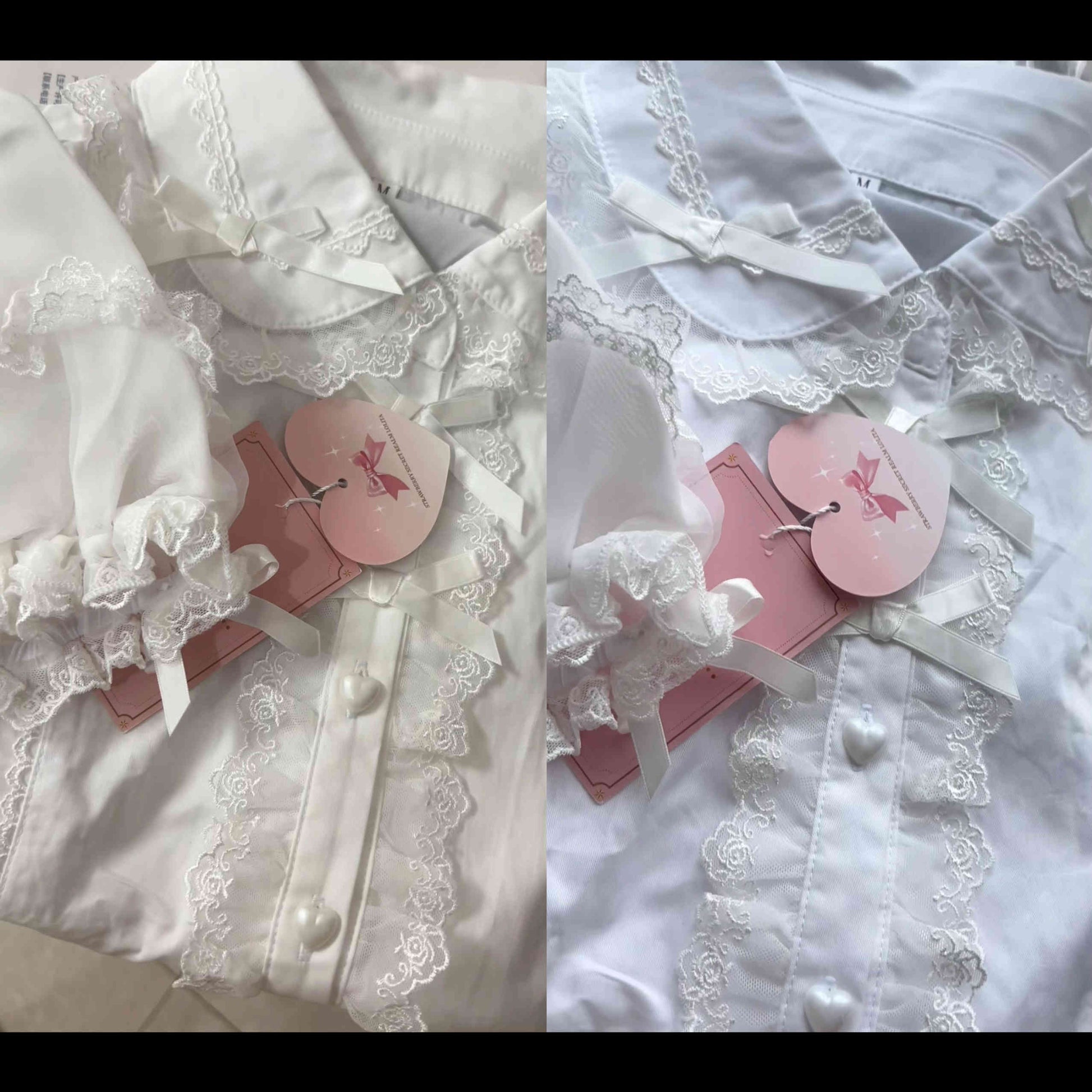Jellycake Strawberry Mesh Lolita Shirt