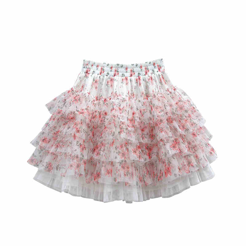 Fairy Princess Plaid Cake Skirt