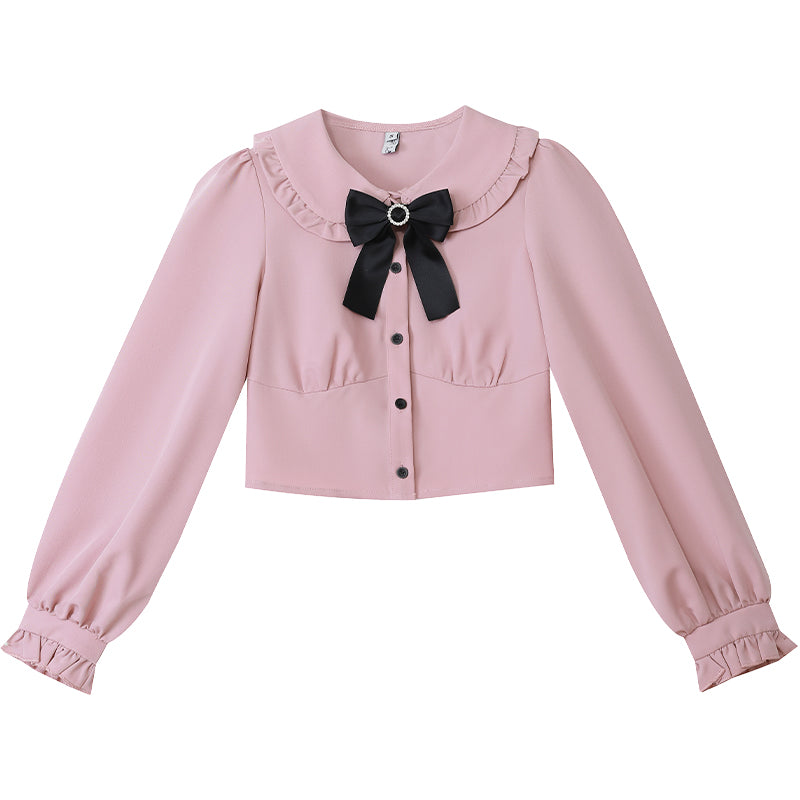 Preppy Pink Shirt Retro Suit