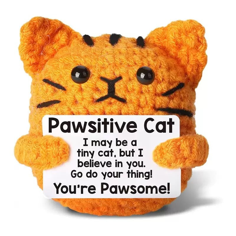 Handmade wool positive cute doll pendant