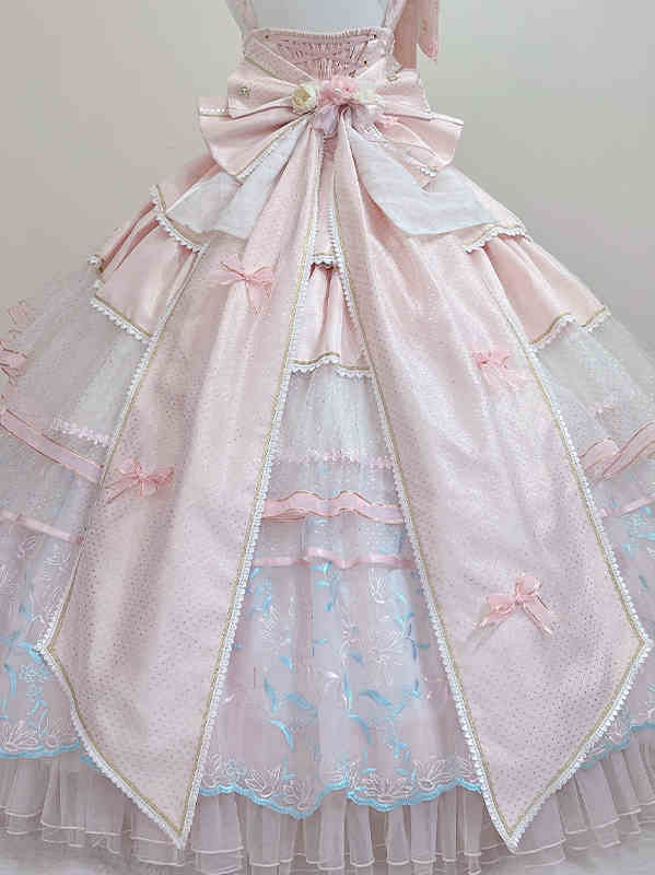 Bows Mesh Lace Lolita Dress
