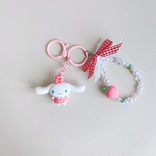 Sanrio plaid strawberry series bracelet buckle