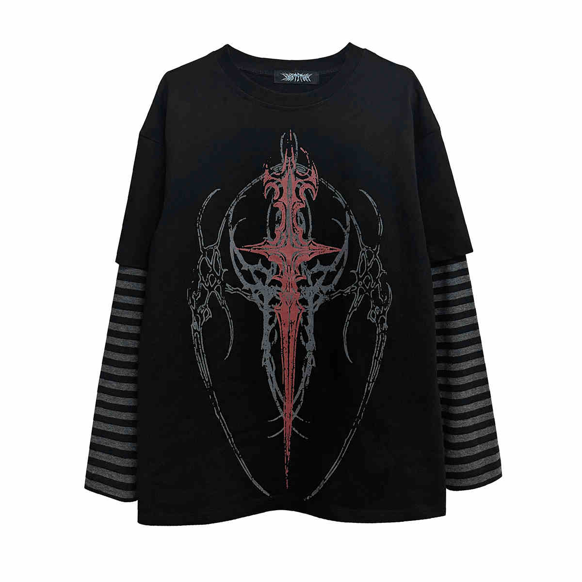 Grunge Rock Long-sleeved Tee