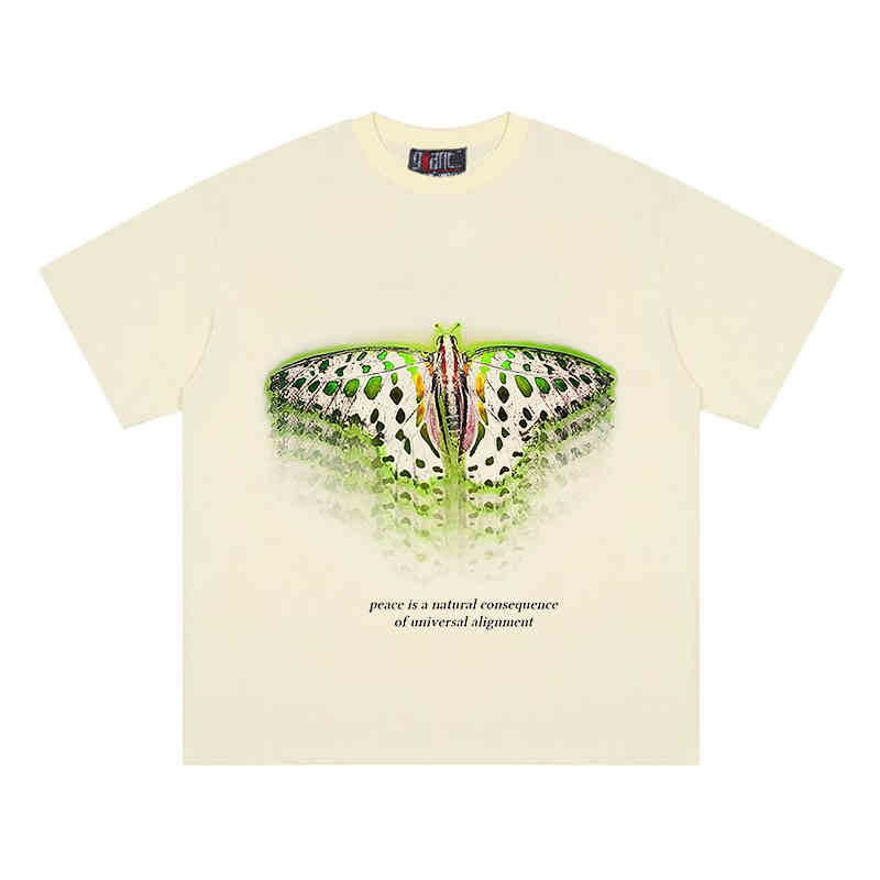 Retro Overlapping Butterfly Tee