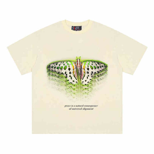 Retro Overlapping Butterfly Tee