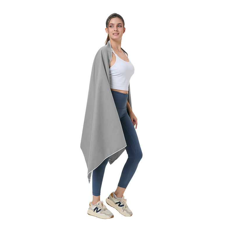 Outdoor magnetic beach bath towel