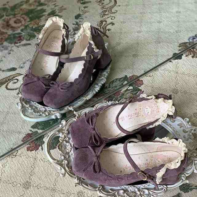 Rococo Square Toe Lolita Shoes