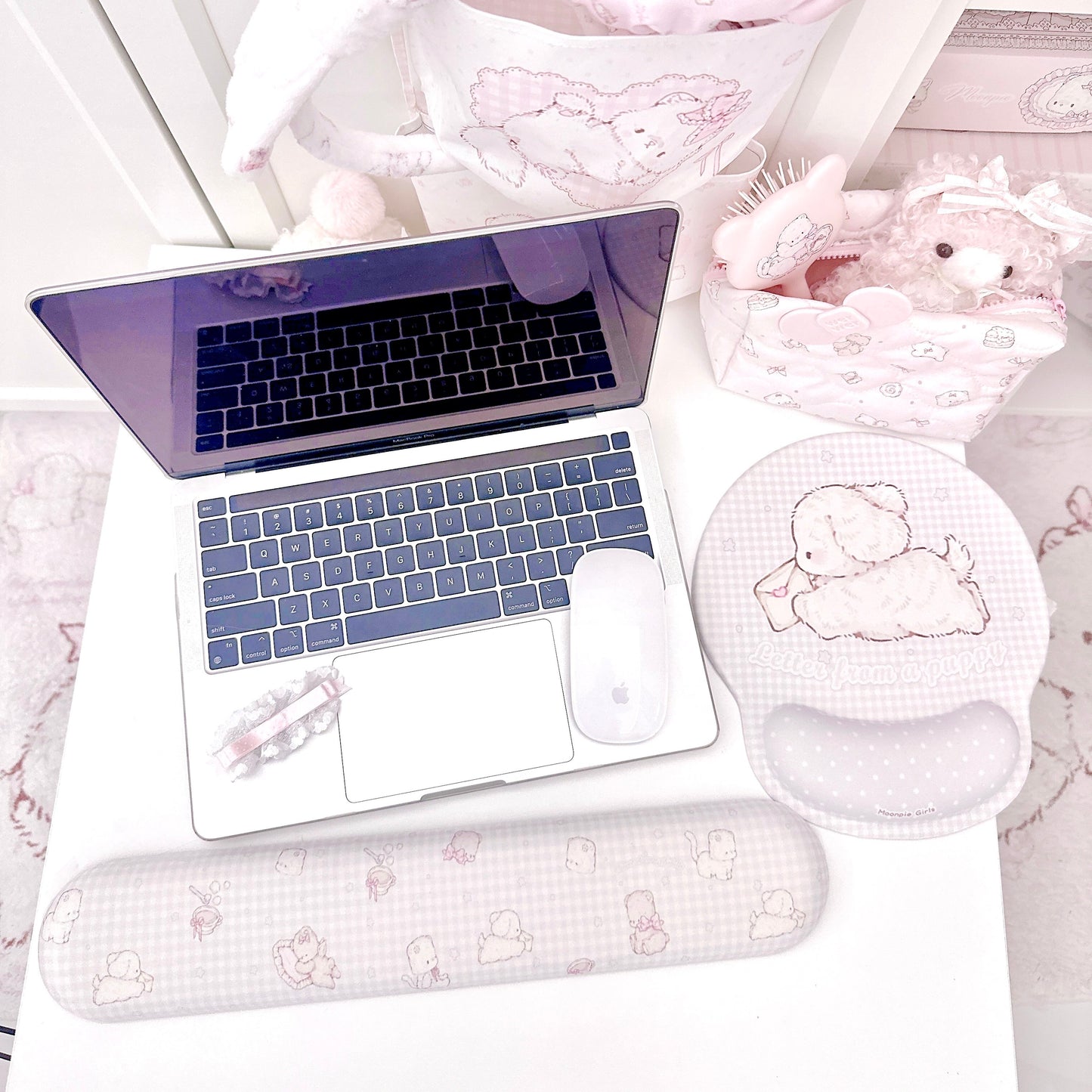 kawaii wrist mouse pad