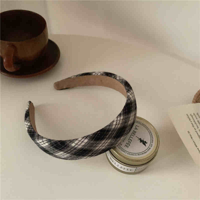 Preppy Plaid Retro Headband