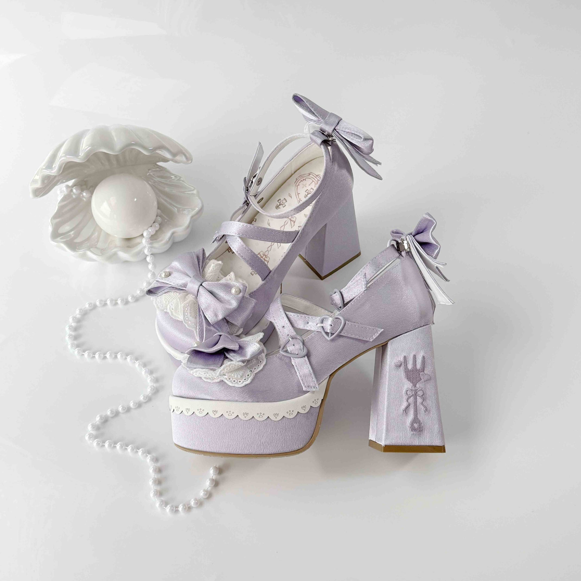 Kawaii Lolita Bows High-heeled Sandals